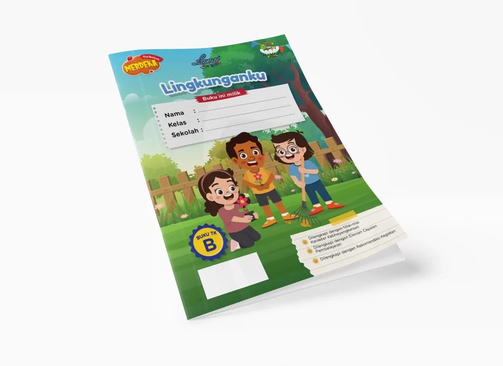 Buku TK B Lingkunganku Kurikulum Merdeka