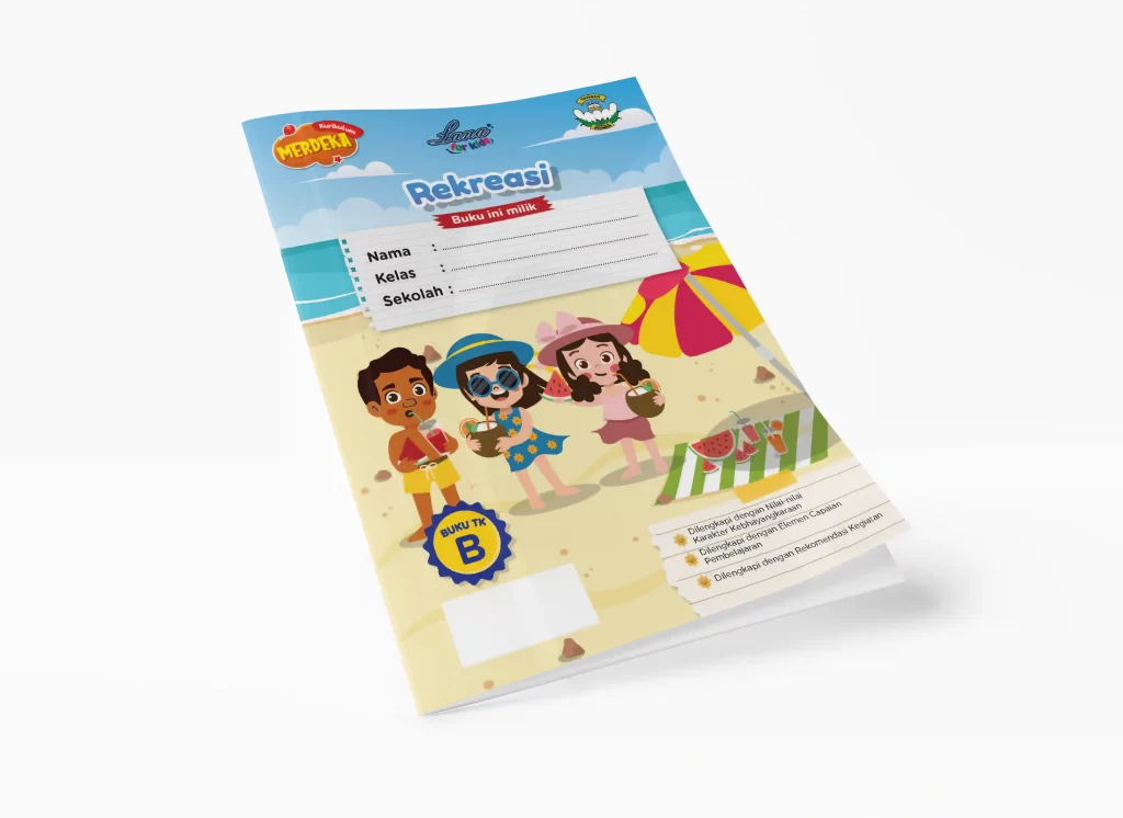 Buku TK B Rekreasi Kurikulum Merdeka