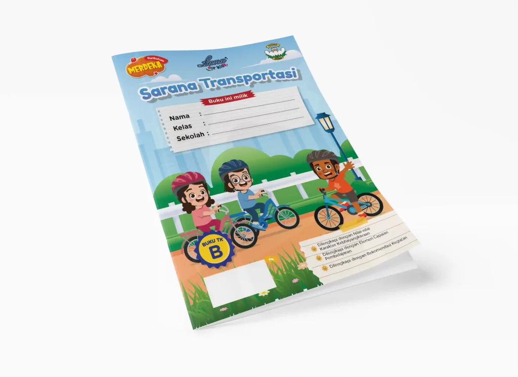 Buku TK B Sarana Transportasi Kurikulum Merdeka