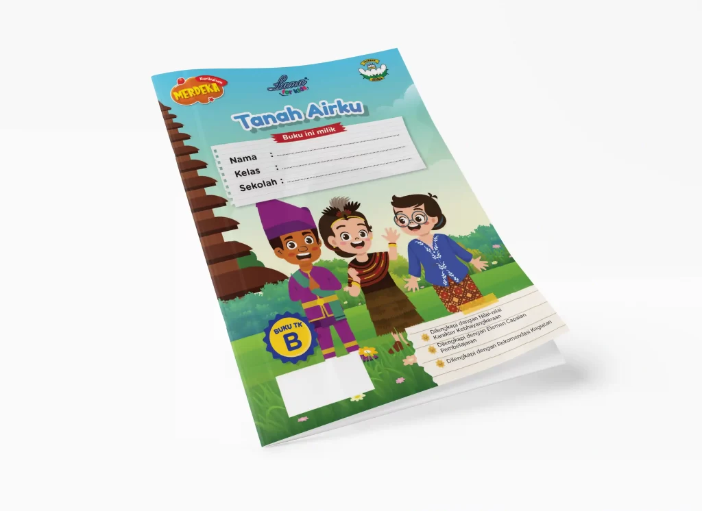 Buku TK B Tanah Airku Kurikulum Merdeka