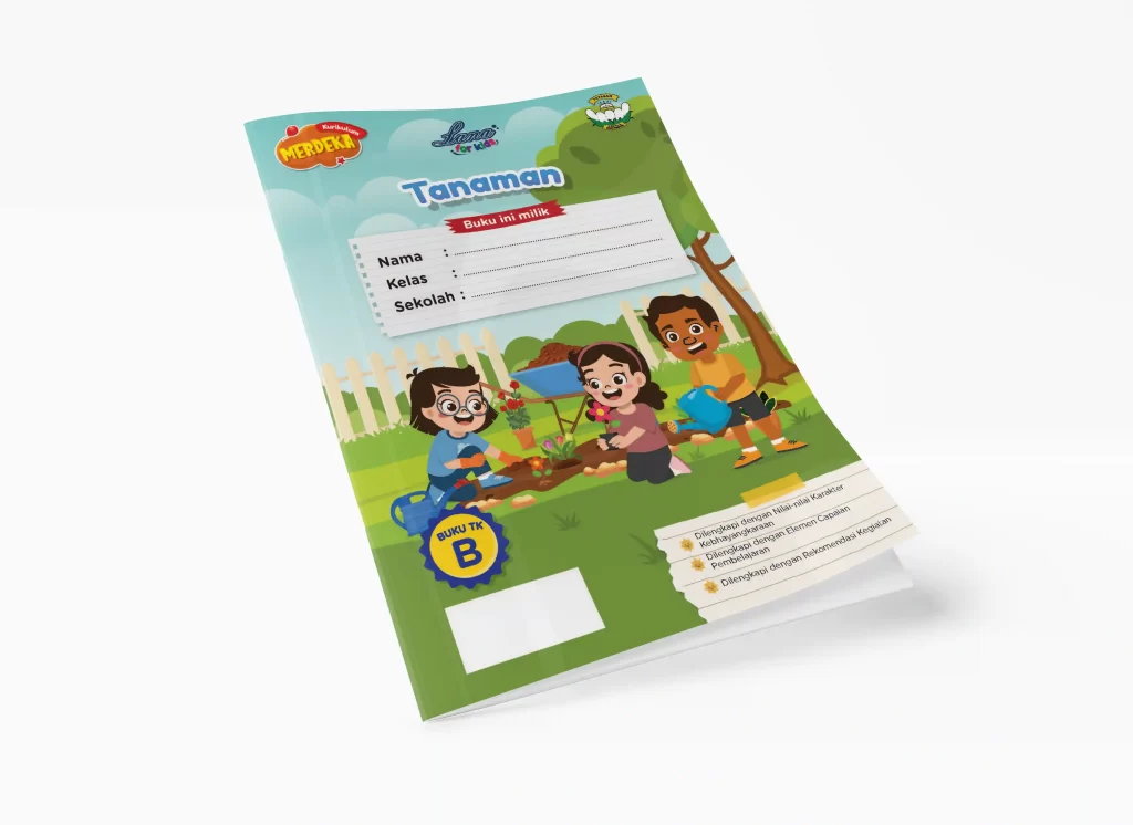 Buku TK B Tanaman Kurikulum Merdeka